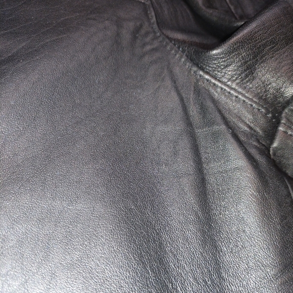 Black Genuine Leather Pants, 15-Inch Waist, 32-Inch Inseam, Old Mill, Un… - Picture 16 of 16